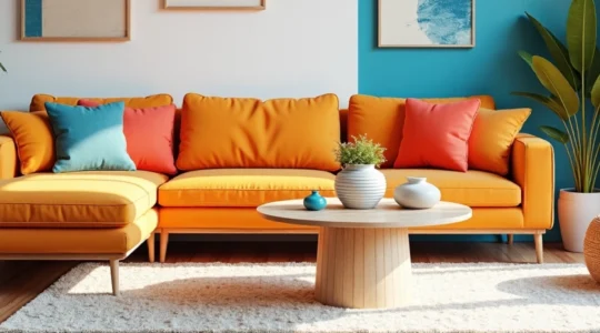 décor avec des accessoires uniques